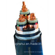 Henan Jinshui Grupo Mv Elétrica 3 Núcleo XLPE Armored Power Cable